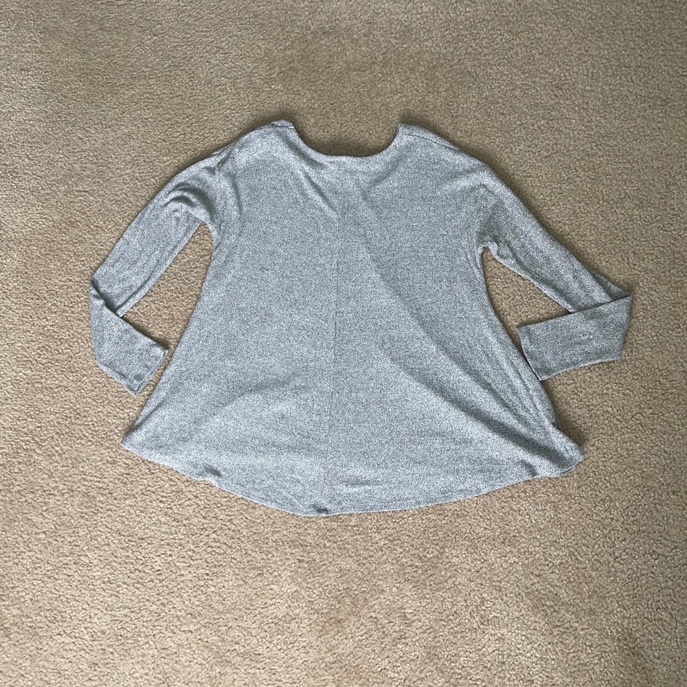 Mossimo Gray Lightweight Sweater - Picture 3 of 3